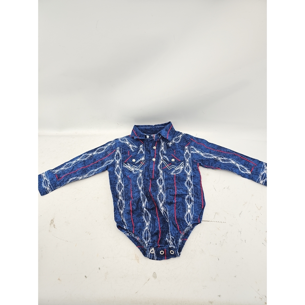 Wrangler Baby Boy Western Shirt Bodysuit